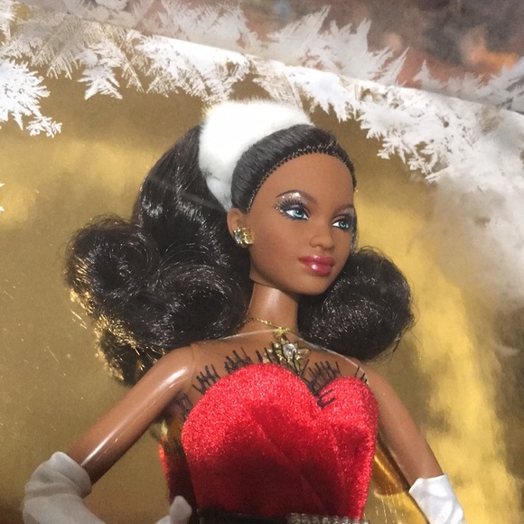 2007 Holiday Barbie African American  Collector doll NIB - Picture 3 of 8